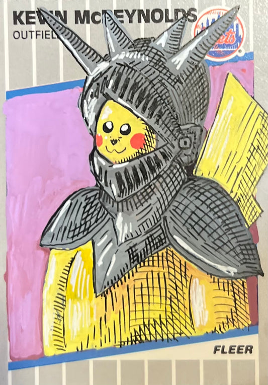 PIKACHU IN ARMOR CARD