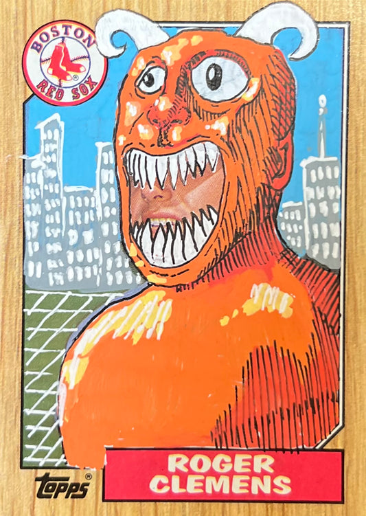 CLEMENS DEMON IN THE CITY CARD
