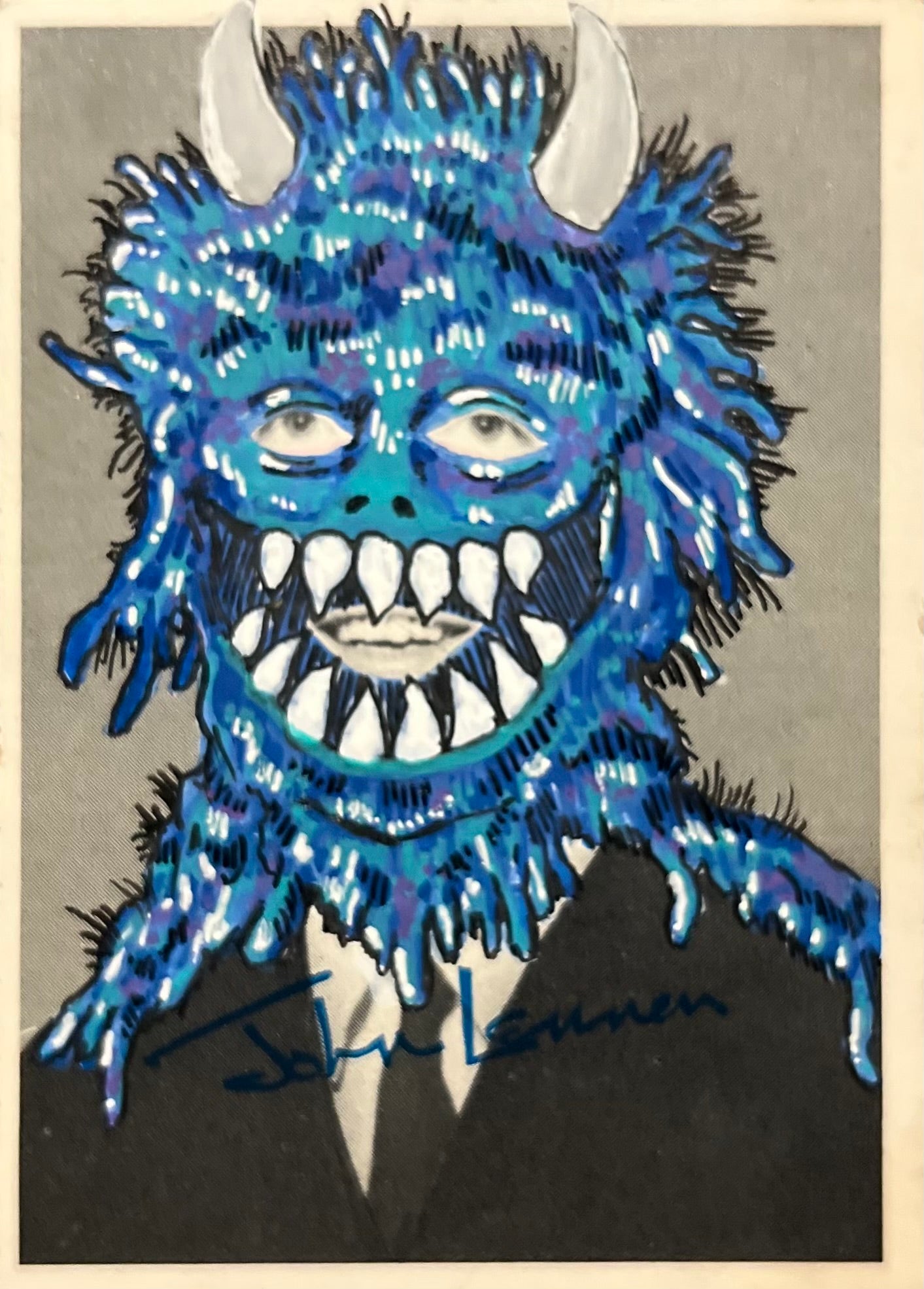 JOHN AND PAUL EVIL MONSTERS CARDS