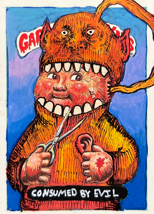 GPK CONSUMED BY EVIL CARD