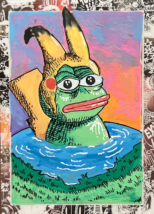 PEPECHU LABUBU CARD