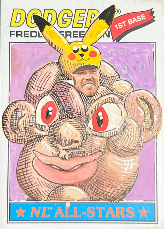 FREDDICHU FREEMAN BUBBLE CARD