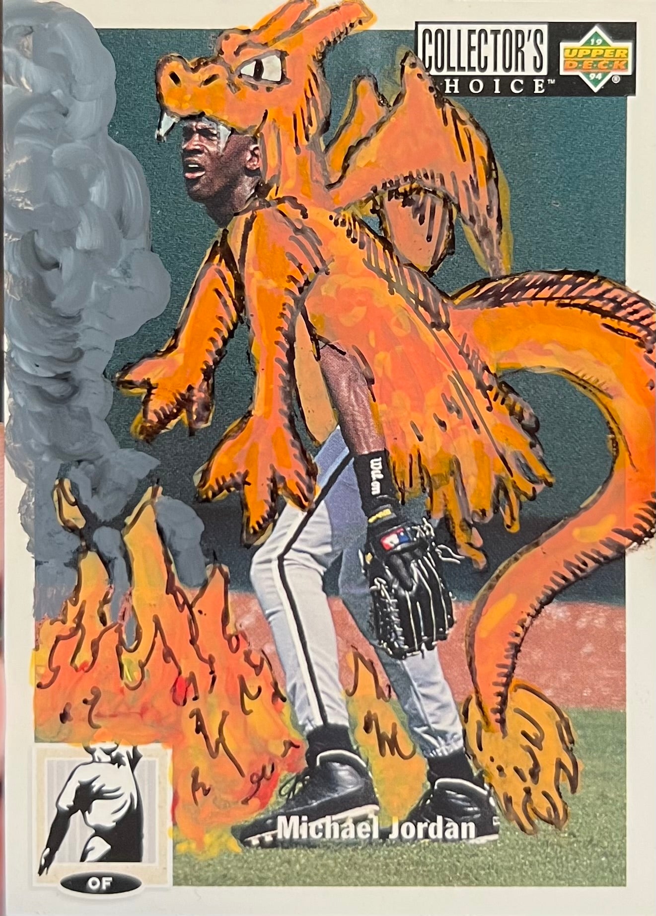 MICHAEL JORDANZARD BASEBALL CARD