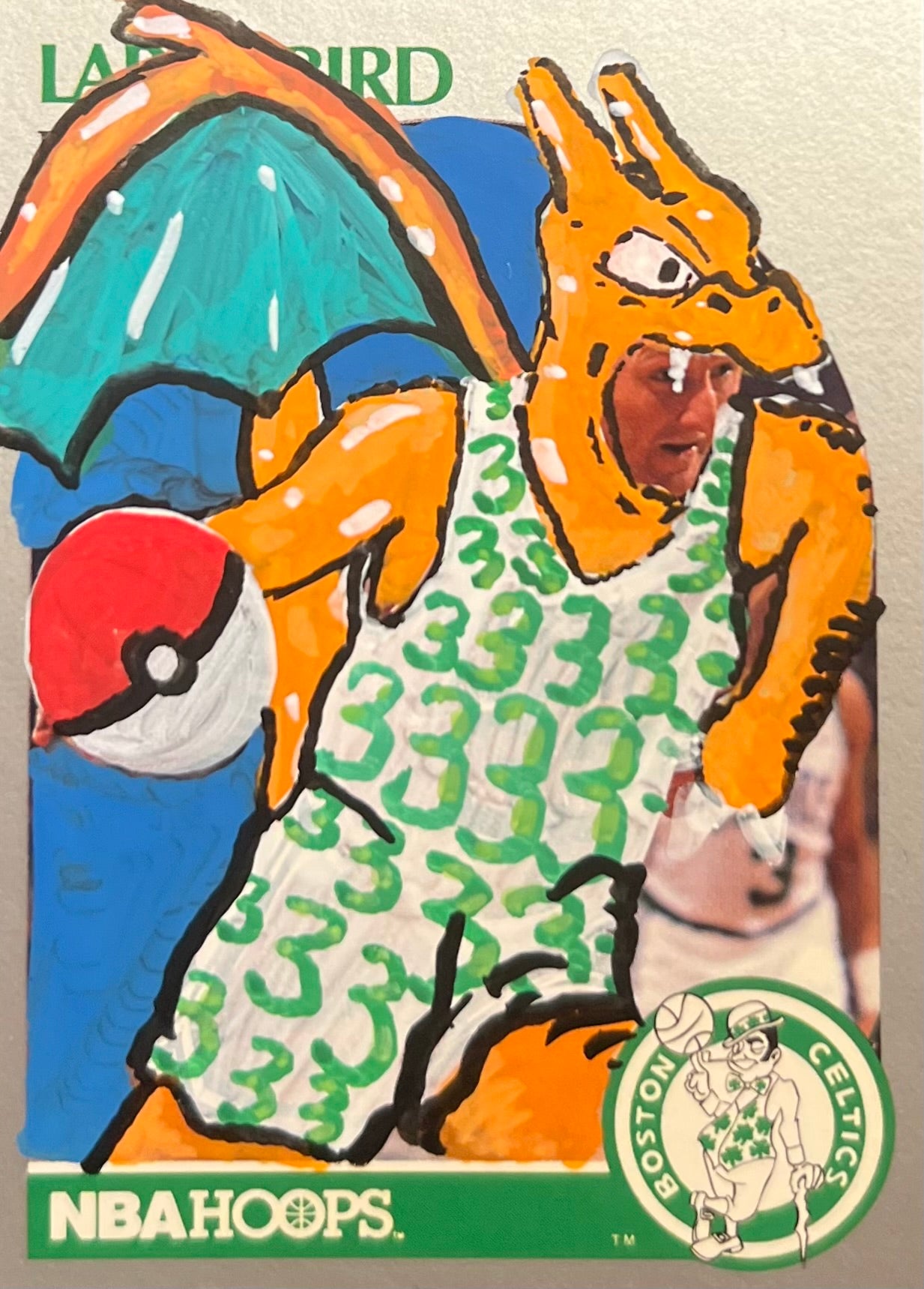 LARRY BIRDIZARD 3333 CARD