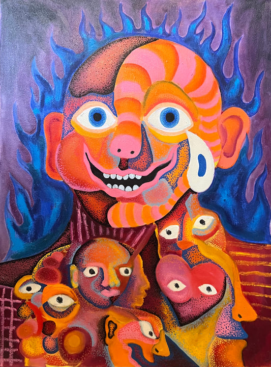‘DO YOU KNOW WHATS INSIDE?’ 18x24” canvas