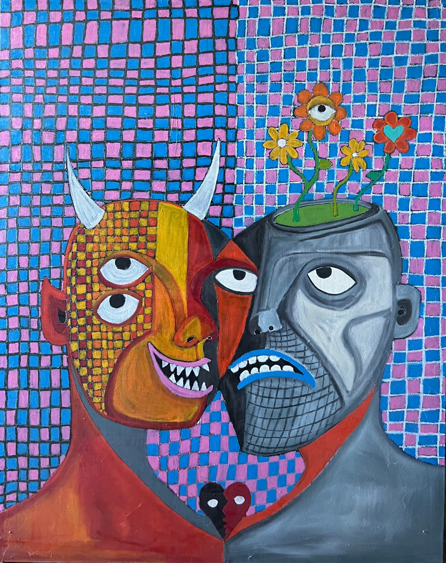 5x4 ft oil on canvas